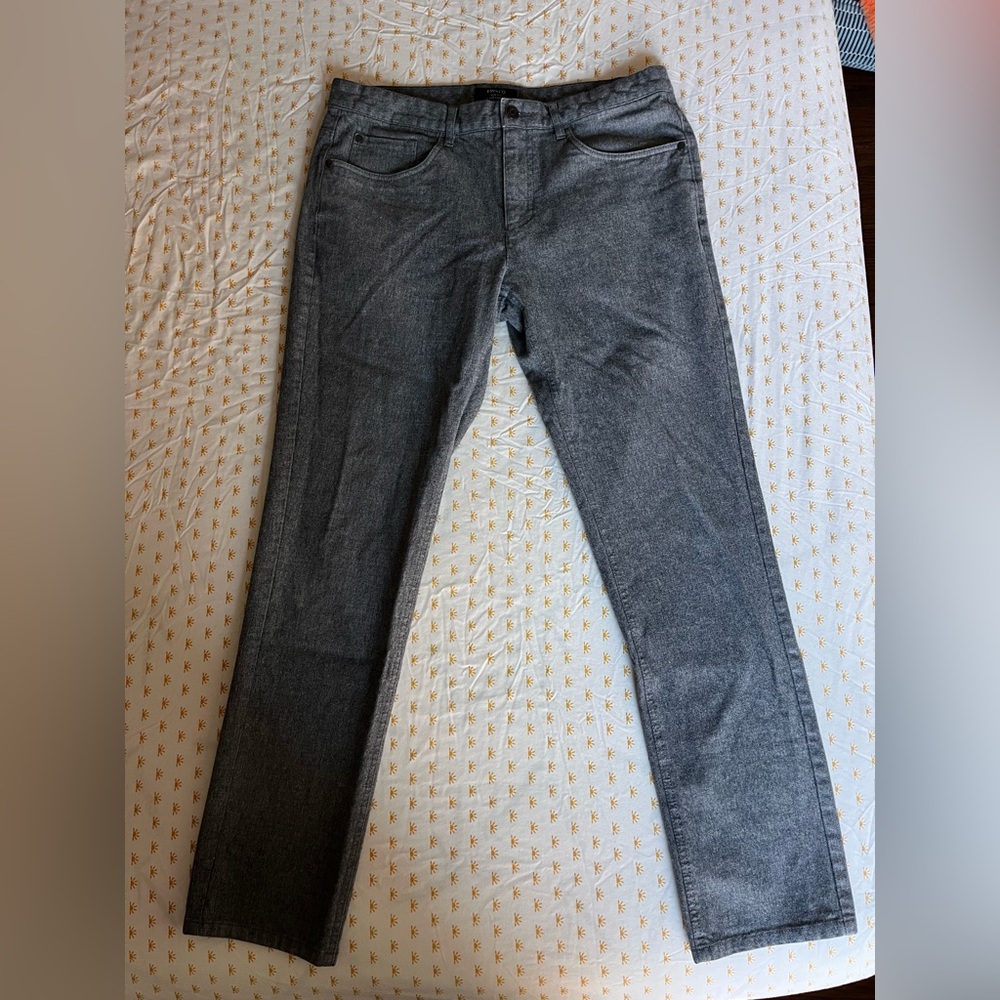 RW&Co grey knit city pants 32x32